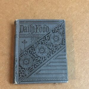 Vintage Daily Food Book - Black Cover